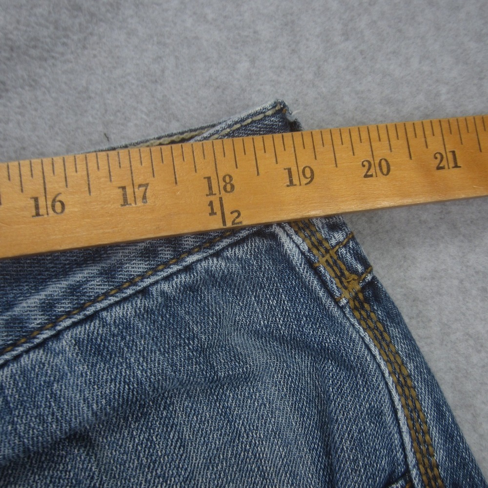 Wrangler 20X Jeans mens 38x36 Blue Straight Leg Medium Wash Western‎ Distressed - Picture 7 of 14